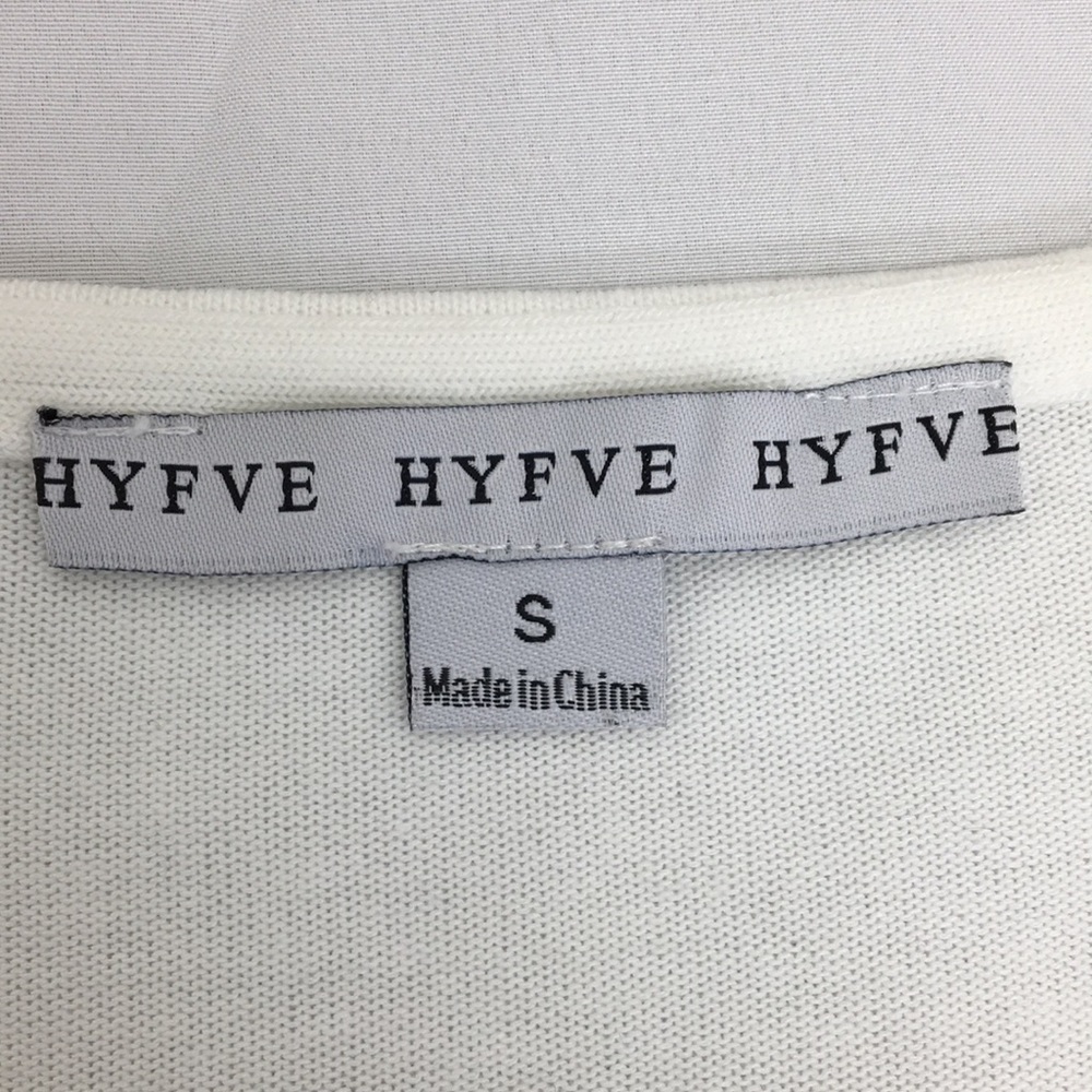 HYFVE 2 Tone Fine Knit 3/4 Sleeves Sweater Tunic Size S NEW With Tags - Picture 6 of 7